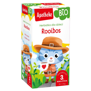APOTHEKE Herbatka dla dzieci - Rooibos (od 3 roku życia) BIO 20 torebek ex.