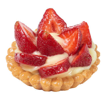 Tartaletka z mascarpone i truskawkami