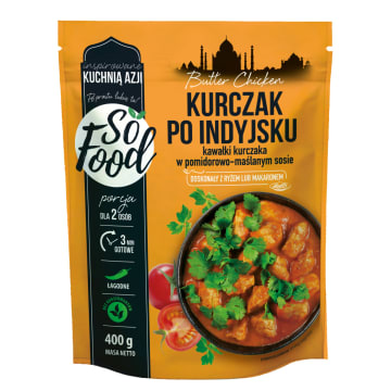 SO FOOD Kurczak po indyjsku w pomidorowo-maślanym sosie