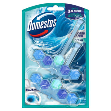 DOMESTOS BLUE WATER Kostki toaletowe Ocean 2x48g