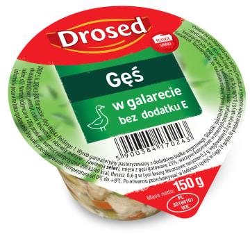 Gęś w galarecie bez "E"