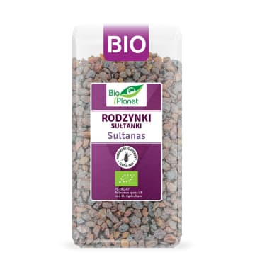 BIO PLANET Rodzynki sułtanki bezglutenowe BIO
