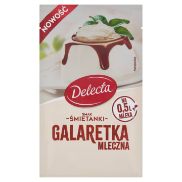 DELECTA Galaretka mleczna o smaku śmietanki