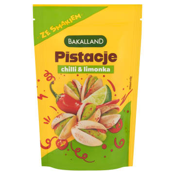 BAKALLAND Pistacje prażone Chilli&Lime