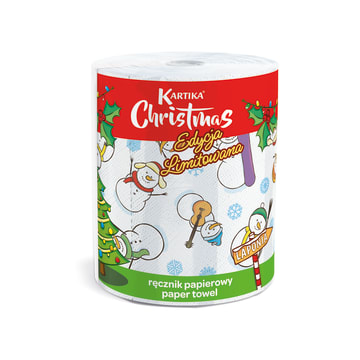 KARTIKA Ręcznik papierowy Christmas 200 listków