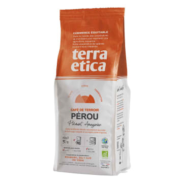 TERRA ETICA Kawa mielona - Peru (Piemont Amazonien) BIO