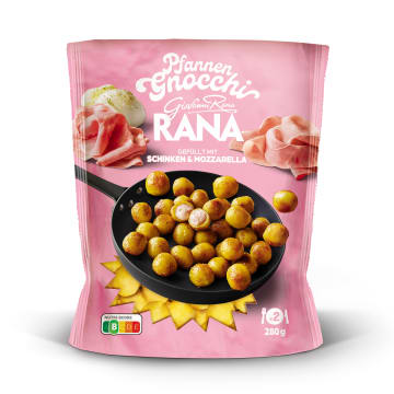 RANA Świeże gnocchi z mozzarellą i szynką na patelnię