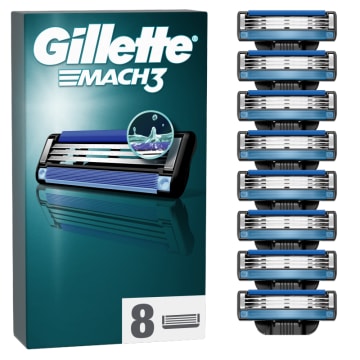 GILLETTE Mach 3 Ostrza wymienne do maszynki do golenia dla mężczyzn