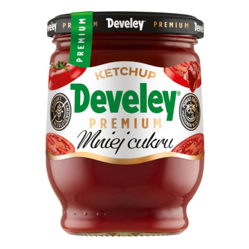 DEVELEY Premium Ketchup (z mniejszą zawartością cukru) bezglutenowy