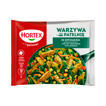 Warzywa na patelnię ze szpinakiem mrożone