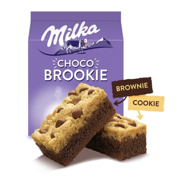 MILKA Choco Brookie Ciastka z czekoladą i kawałkami ciasteczek 6szt.