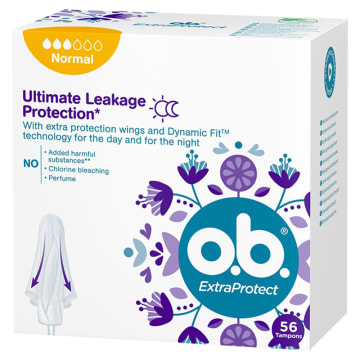 O.B.® Extra Protect Tampony Normal 56 szt.
