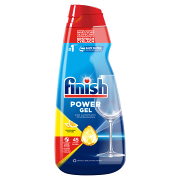 FINISH All in 1 MAX Żel do mycia naczyń w zmywarce Lemon cytrynowy