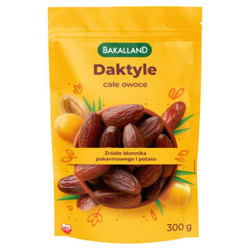 BAKALLAND Daktyle (całe owoce)