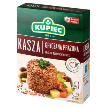 KUPIEC Kasza gryczana prażona (4x100g)