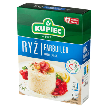 KUPIEC Ryż parboiled (4x100g)