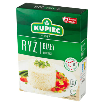 KUPIEC Ryż biały (4x100g)