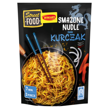 WINIARY Street Food Smażone nudle o smaku kurczaka