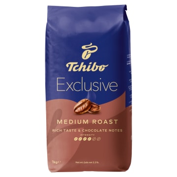 TCHIBO Exclusive Medium Roast Kawa ziarnista