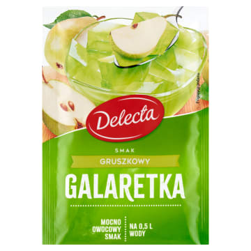 DELECTA Galaretka o smaku gruszkowym