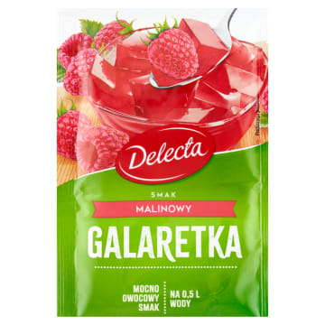 DELECTA Galaretka o smaku malinowym
