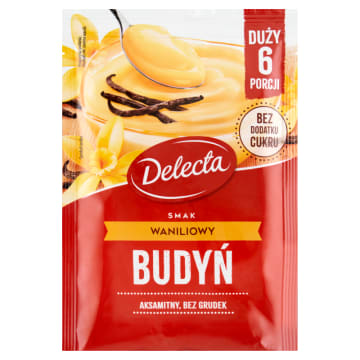 DELECTA Budyń o smaku waniliowym (bez cukru)