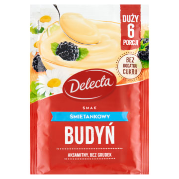 DELECTA Budyń o smaku śmietankowym (bez cukru)