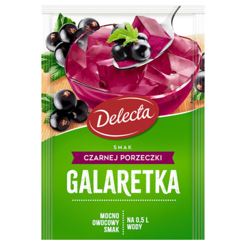 DELECTA Galaretka o smaku czarnej porzeczki