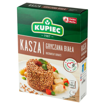 KUPIEC Kasza gryczana biała (4x100g)