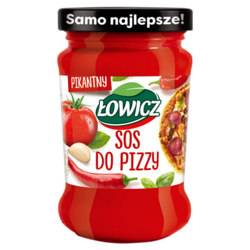 ŁOWICZ Sos do pizzy z ziołami (pikantny)