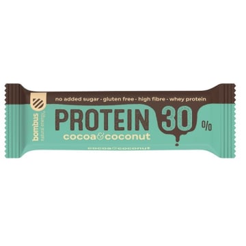 BOMBUS Baton Protein 30% kakao - kokos (bezglutenowy)