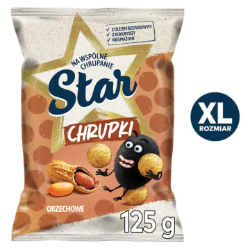 Chrupki kukurydziane o smaku orzechowym