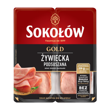 Kiełbasa Żywiecka podsuszana - plastry