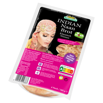 Chlebek indyjski Naan klasyczny