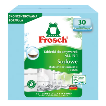 FROSCH Sodowe tabletki do zmywarki 30 szt.