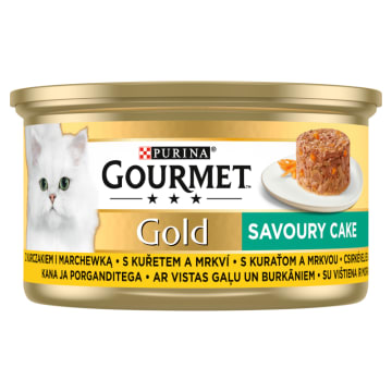 GOURMET Gold Karma dla kotów z kurczakiem i marchewką