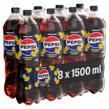 Napój gazowany typu cola o smaku cytrynowym bez cukru