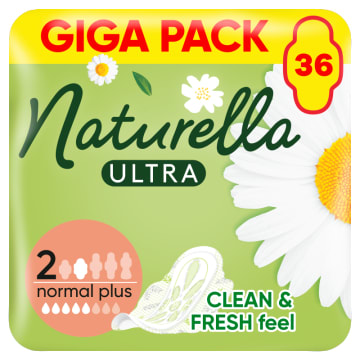 NATURELLA Podpaski ze skrzydełkami 36 szt.
