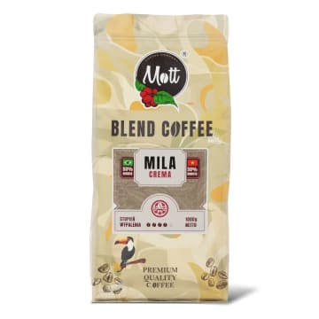 MOTT COFFEE Mila Crema Kawa ziarnista (50% Arabica 50% Robusta)
