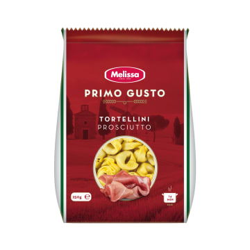 MELISSA Primo Gusto Tortellini trzykolorowe z włoską szynką sezonowaną