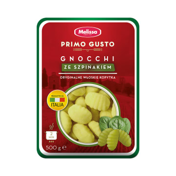 MELISSA Primo Gusto Gnocchi (włoskie kopytka) ze szpinakiem