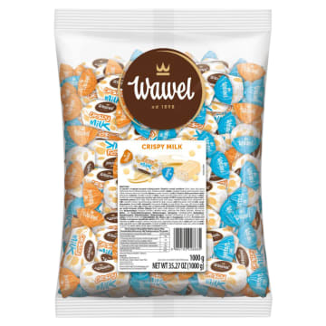 Cukierki z chrupkami ryżowymi w białej polewie Crispy Milk
