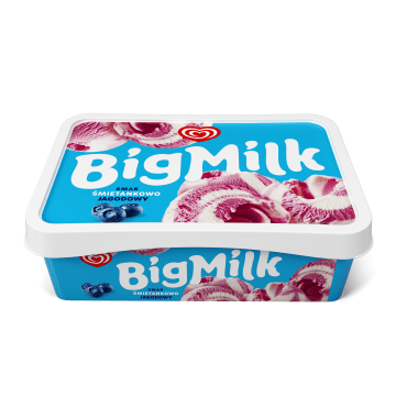 Lody śmietankowo jagodowe