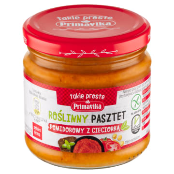 PRIMAVIKA Pasztet pomidorowy z cieciorką bezglutenowy