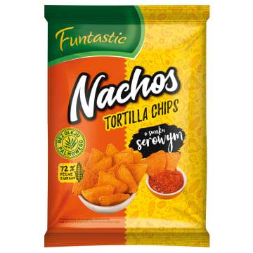 Nachos tortilla chips serowe