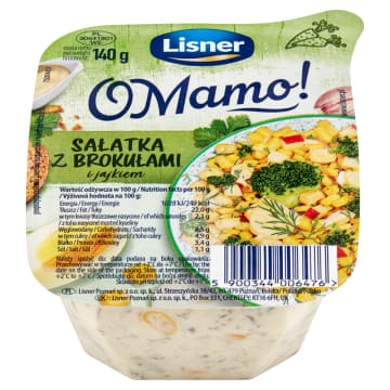 LISNER O Mamo! Sałatka z brokułami i jajkiem