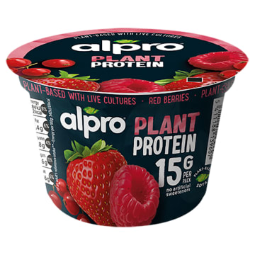 ALPRO Plant Protein Produkt sojowy truskawka-czerwona porzeczka-malina