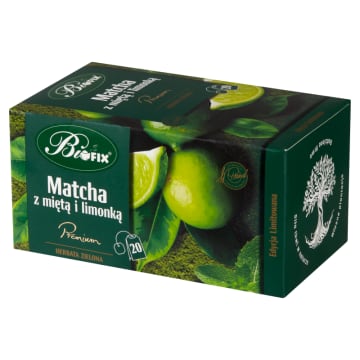 BIFIX Premium Matcha z miętą i limonką 20 torebek ex.
