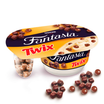 Jogurt karmelowy z Twix