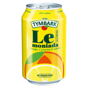 TYMBARK Gazowany napój o smaku jabłko-cytryna-mango bez cukru